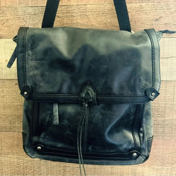 The Sak Ventura II Distressed Leather Convertible Backpack/Crossbody - Picture 4 of 16